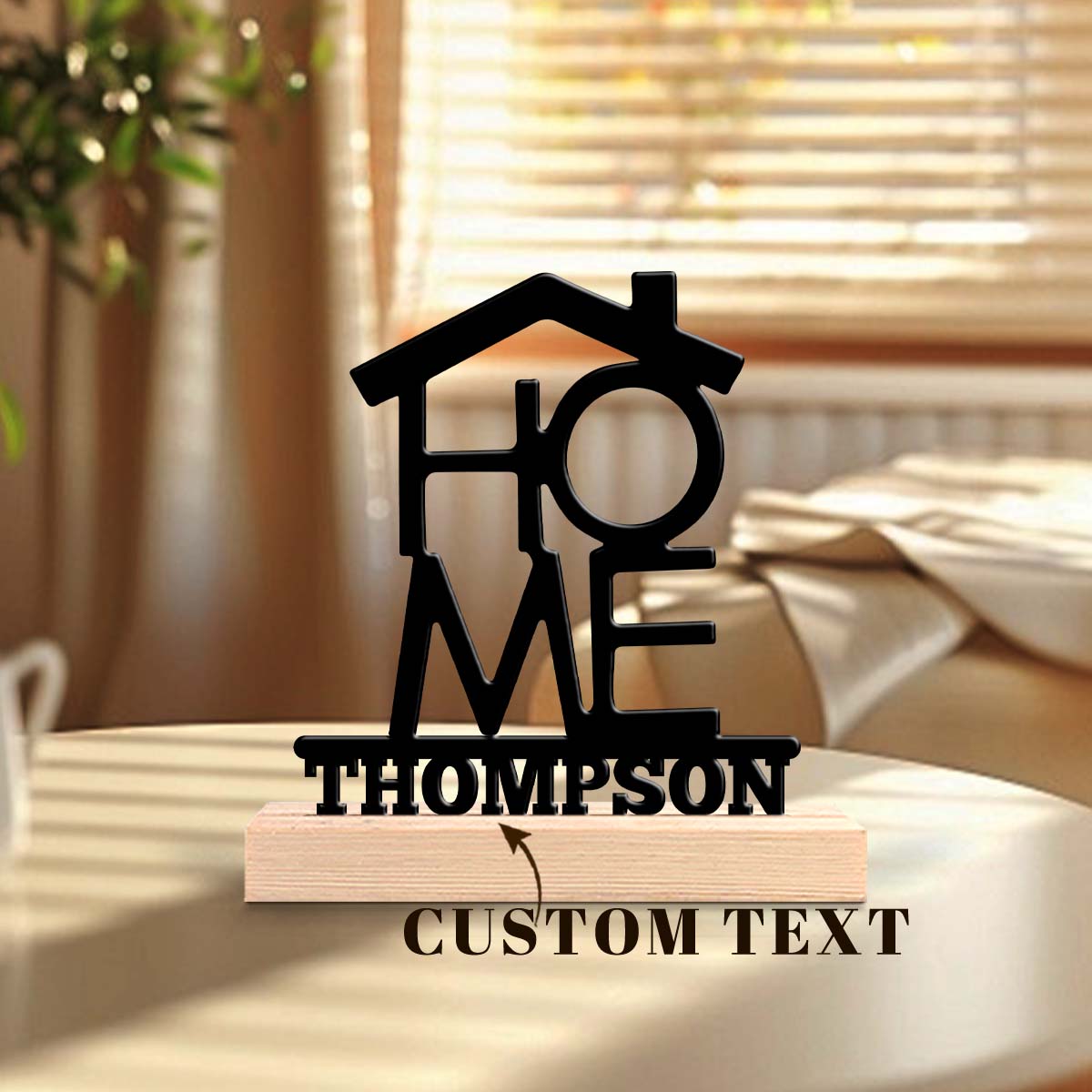 Home Office Gifts - قطعة واحدة: تحفة فنية معدنية بتصميم
