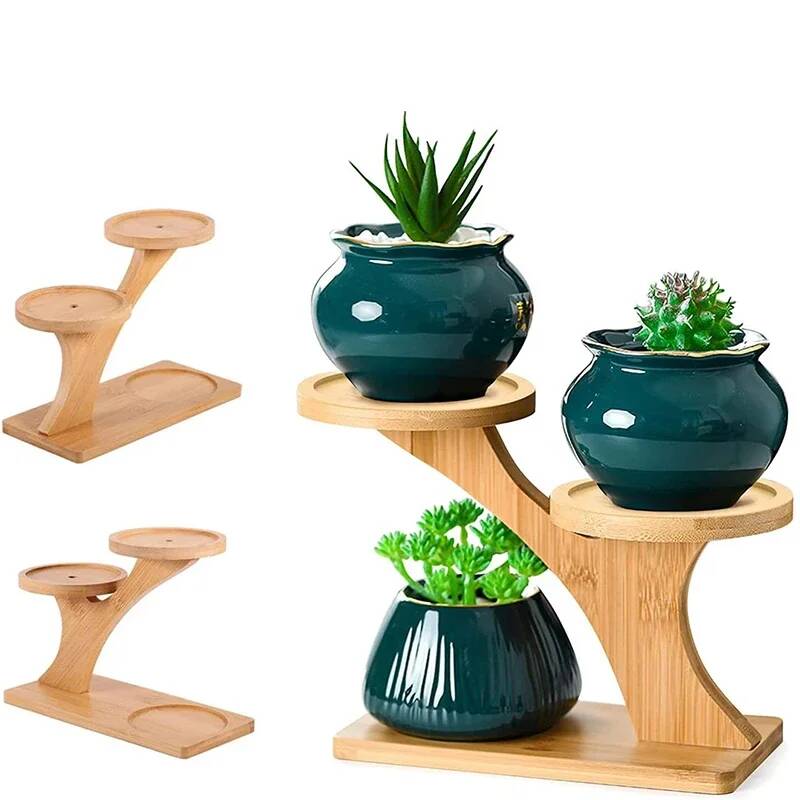 Plant Desk Mini - حامل نباتات صغير لعتبة النافذة والمكتب،