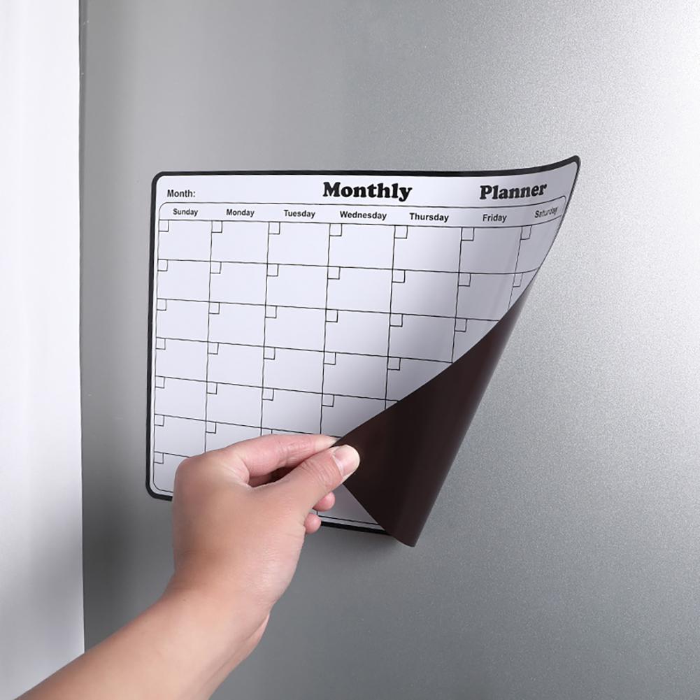Magnetic Calendar Board - لوح تقويم شهري قابل لإعادة الاستخدام