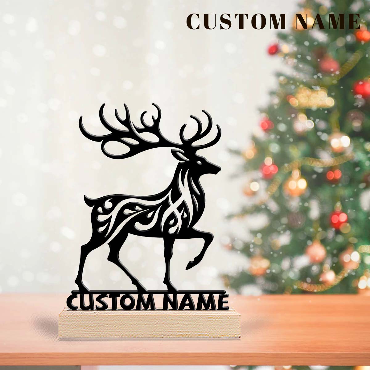 Home Office Gifts - قطعة واحدة: تمثال غزال جامح مخصص