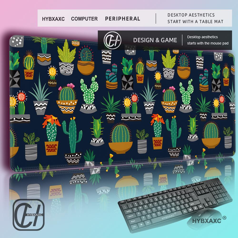 Plant Desk Mini - HYBXAXC سجادة ماوس بتصميم نبات الصبار،