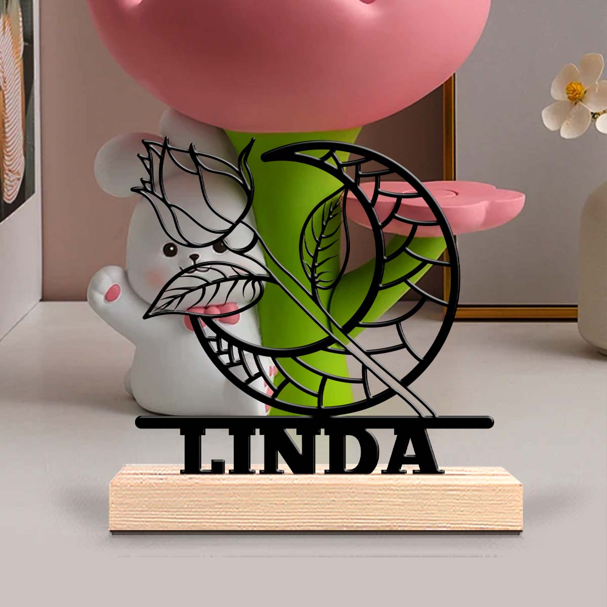 Home Office Gifts - قطعة واحدة: تحفة فنية معدنية بتصميم