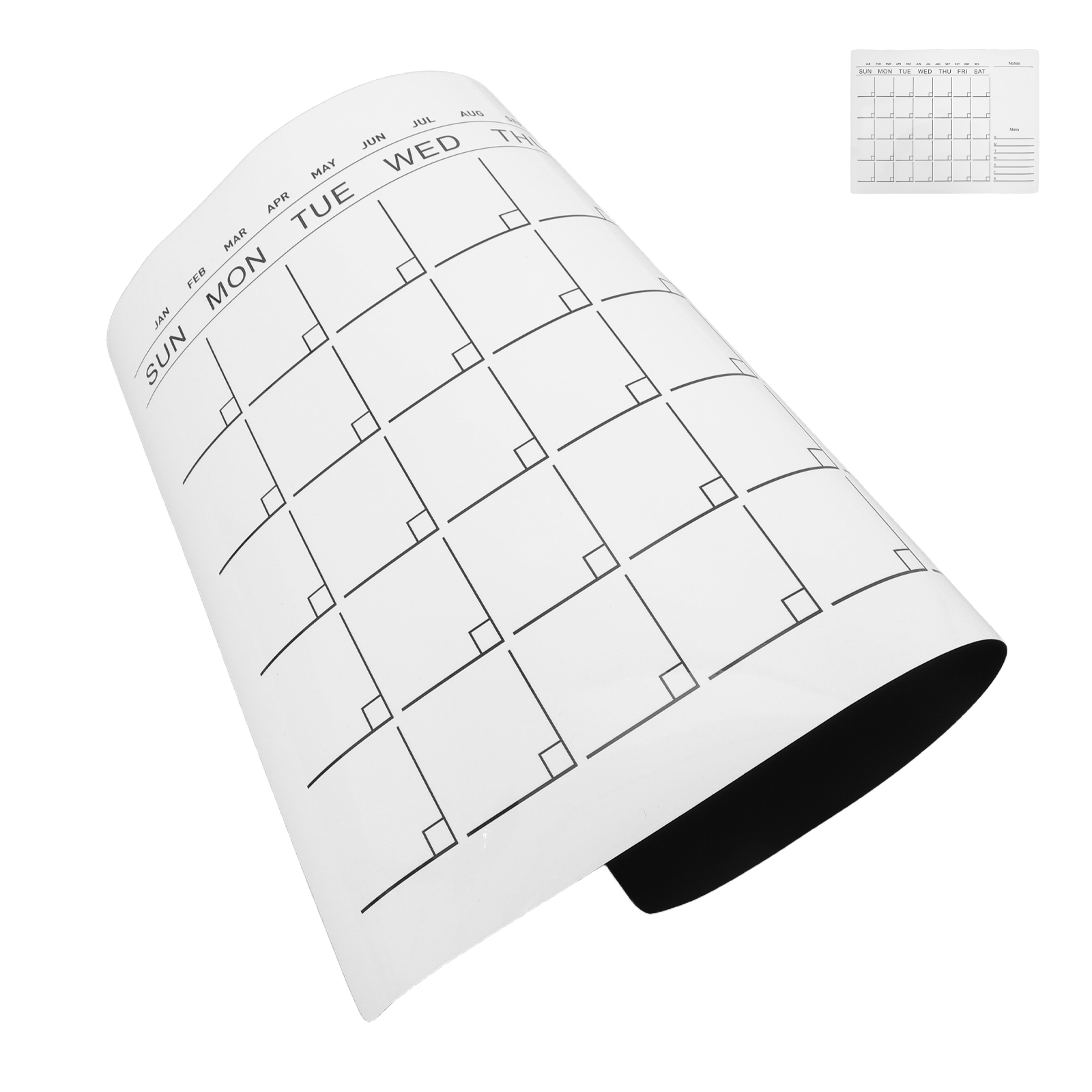 Magnetic Calendar Board - لوح تخطيط شهري قابل لإعادة الاستخدام،
