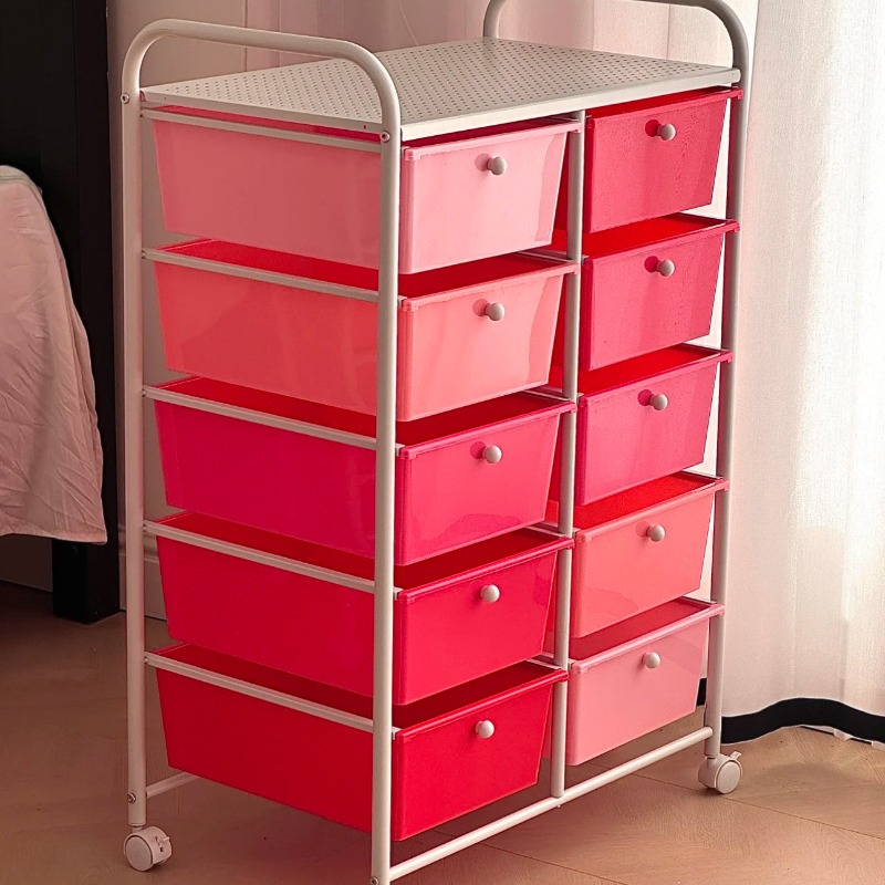 عربة تخزين متعددة الأدراج من د - مراجعة Rolling File Cart وسعره