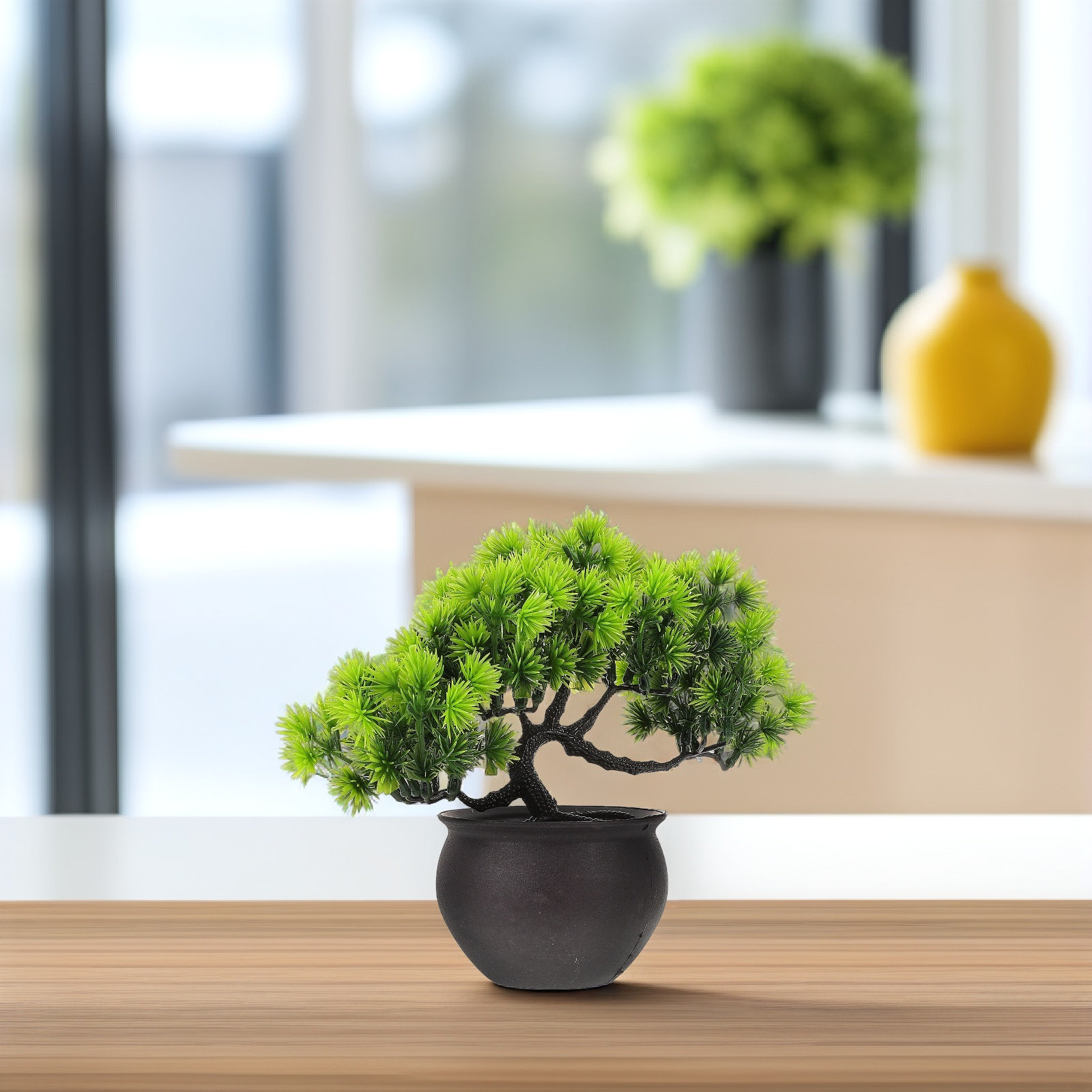 شجرة صنوبر اصطناعية مدمجة في و - مراجعة Plant Desk Mini وسعره