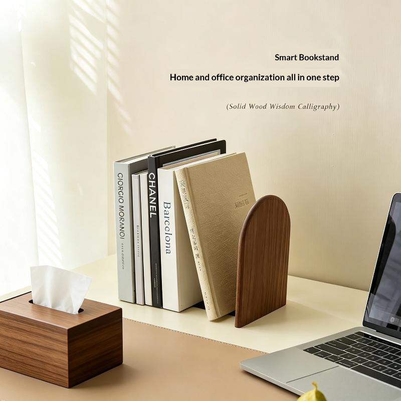 عرض جديد: حوامل كتب خشبية طبيع - مراجعة Home Office With Bookshelves وسعره
