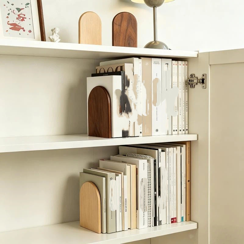 عرض جديد: حوامل كتب خشبية طبيع - مراجعة Home Office With Bookshelves وسعره
