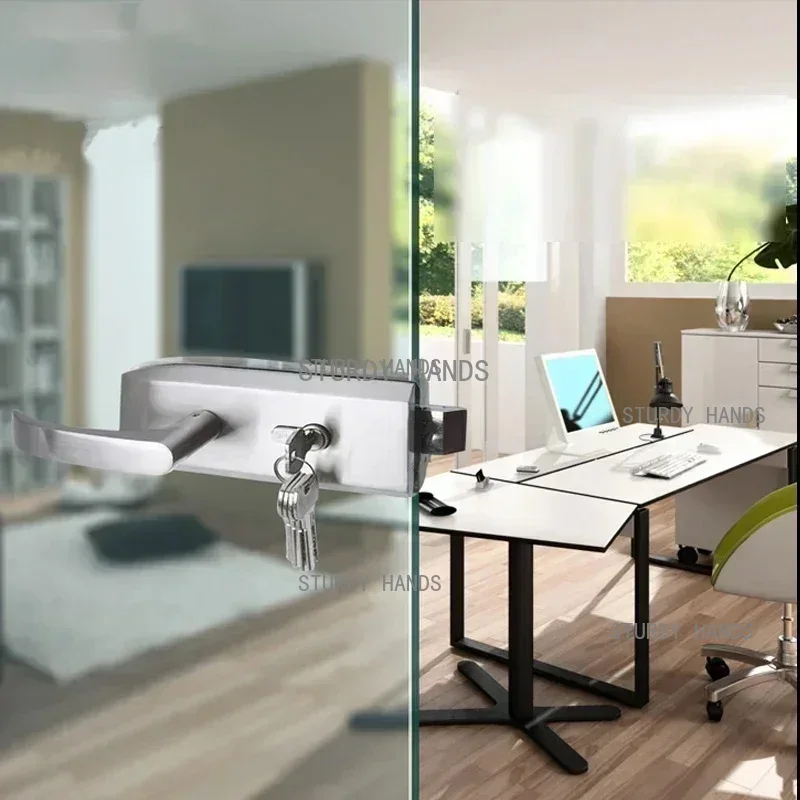 مكتب زجاج الباب قفل الحمام مقب - مراجعة Home Office Immigration وسعره
