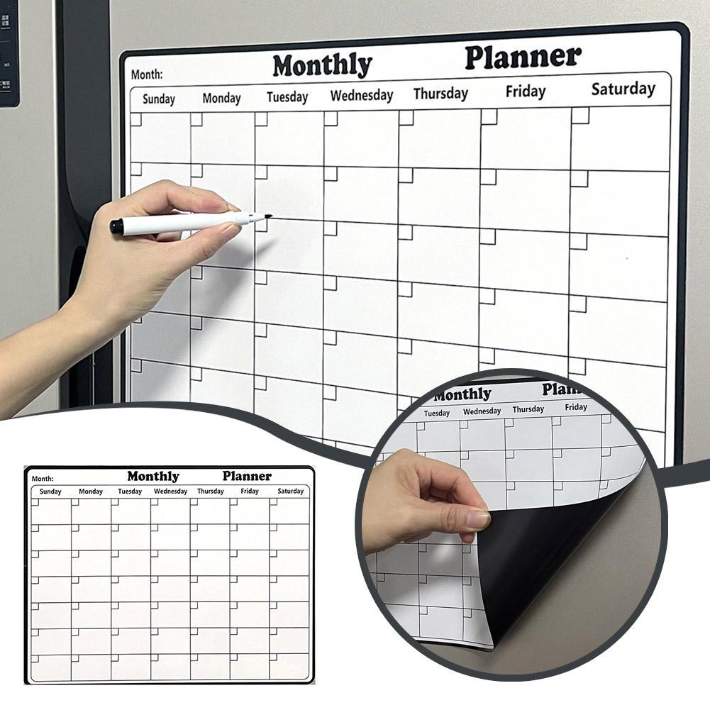 أنيق المغناطيسي الجاف محو التق - مراجعة Magnetic Calendar Board وسعره