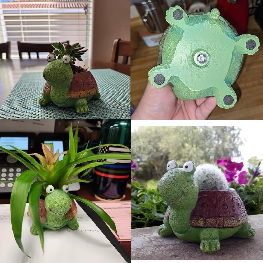 زارع سلحفاة لطيف أصيص نبات الص - مراجعة Plant Desk Mini وسعره