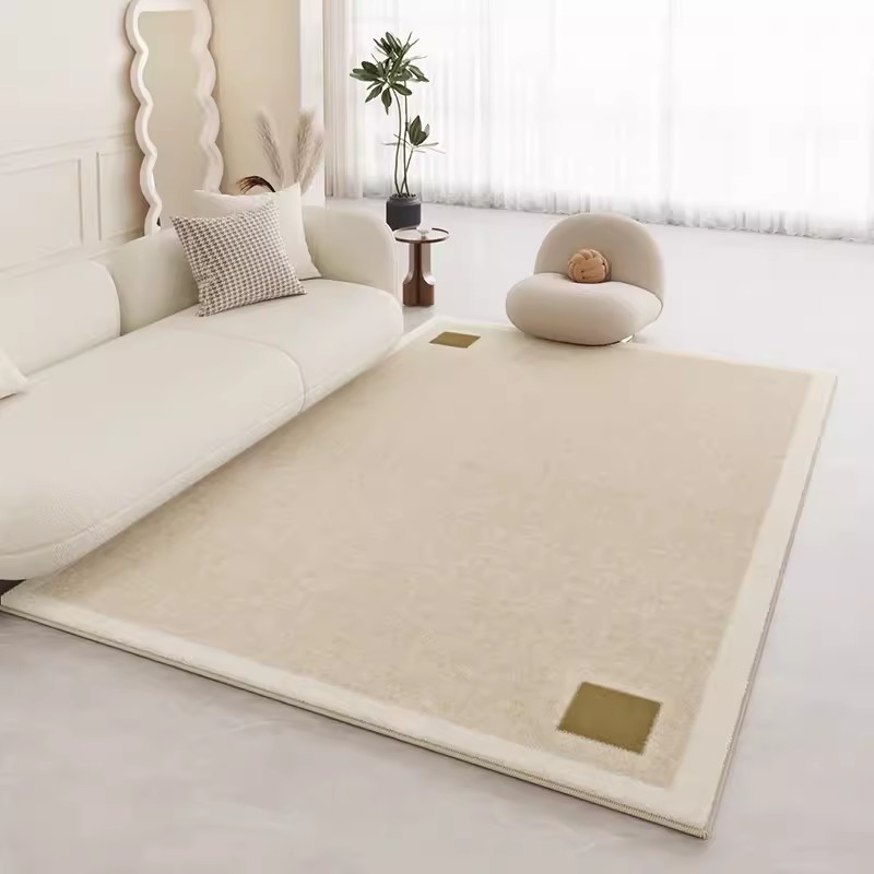 VIKAMA ضوء فاخر كريم نمط الفان - مراجعة Home Office Rug وسعره