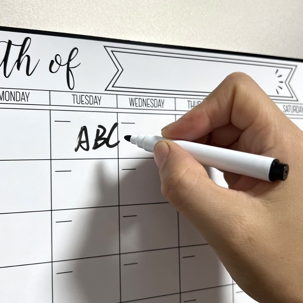 تقويم مسح جاف مغناطيسي جديد، س - مراجعة Magnetic Calendar Board وسعره