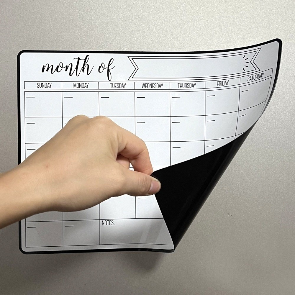 تقويم مسح جاف مغناطيسي جديد، س - مراجعة Magnetic Calendar Board وسعره