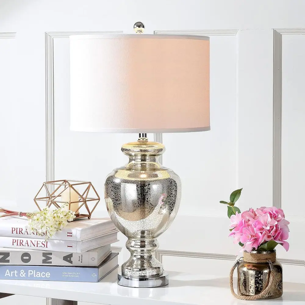 مصباح طاولة من الزجاج المتشقق  - مراجعة Home Office Lamp وسعره