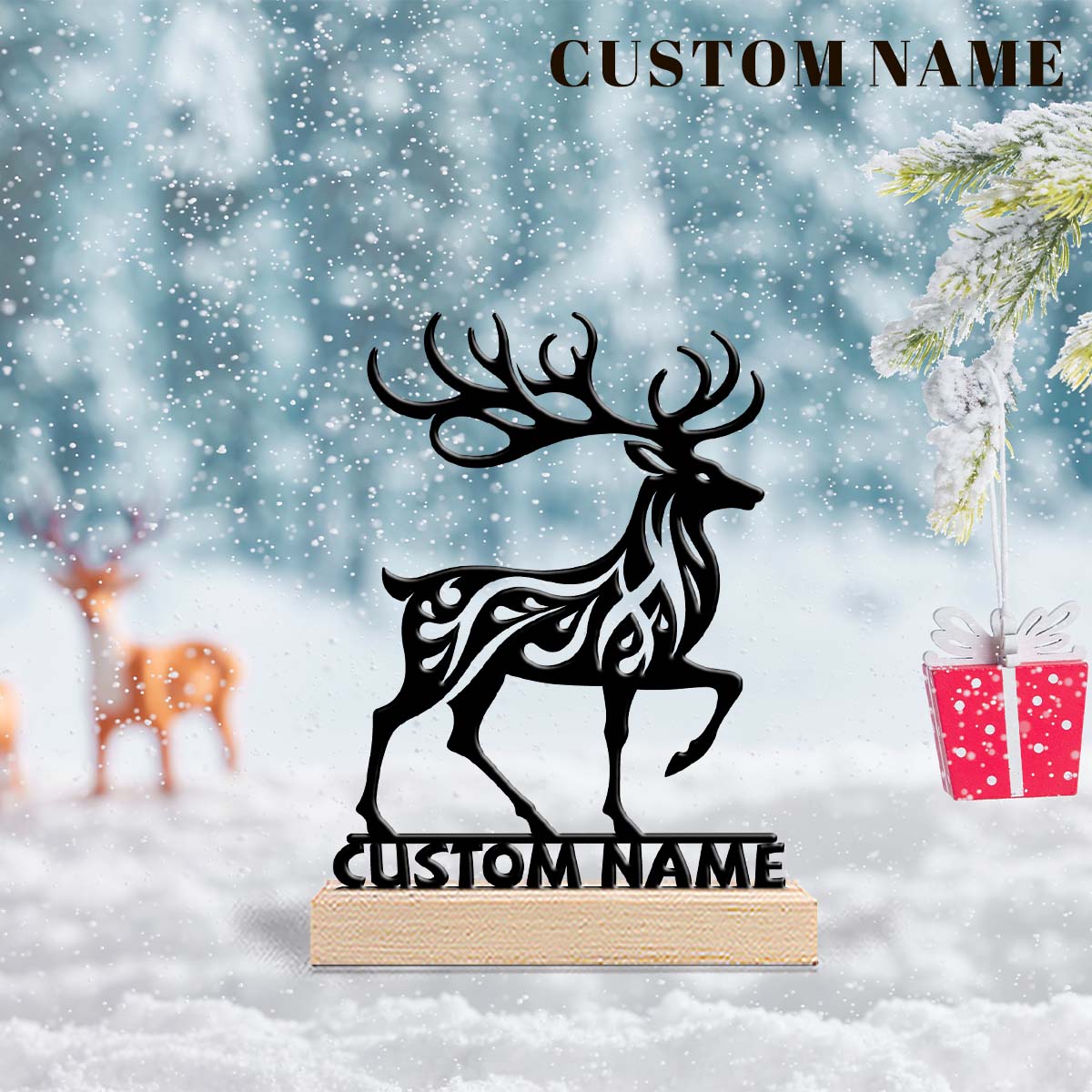 قطعة واحدة: تمثال غزال جامح مخ - مراجعة Home Office Gifts وسعره