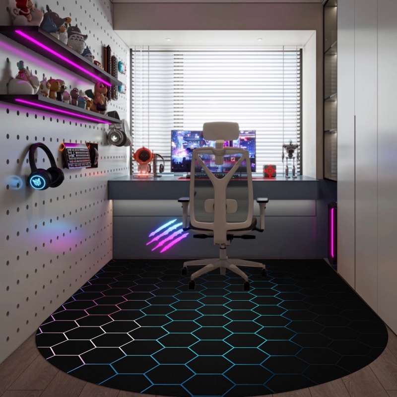 سجادة أرضية للألعاب الإلكتروني - مراجعة Home Office Rug وسعره