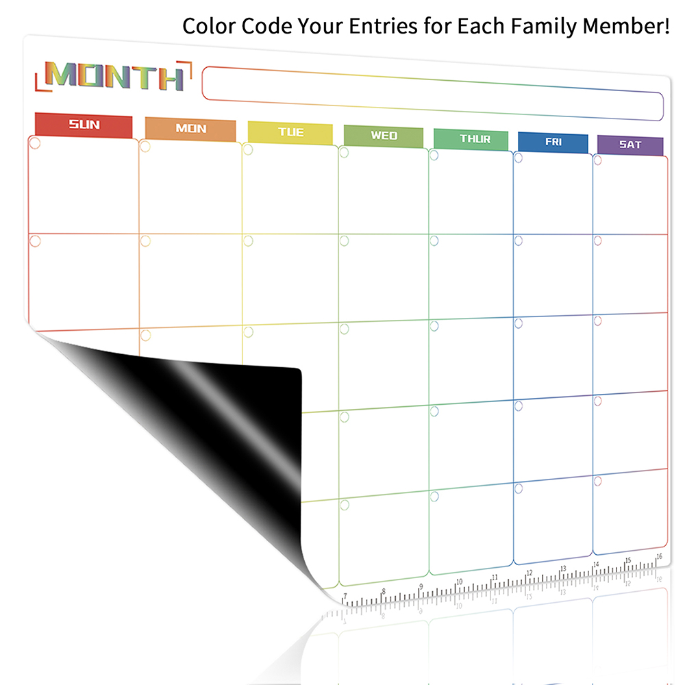 لوح مغناطيسي قابل للمسح الجاف، - مراجعة Magnetic Calendar Board وسعره