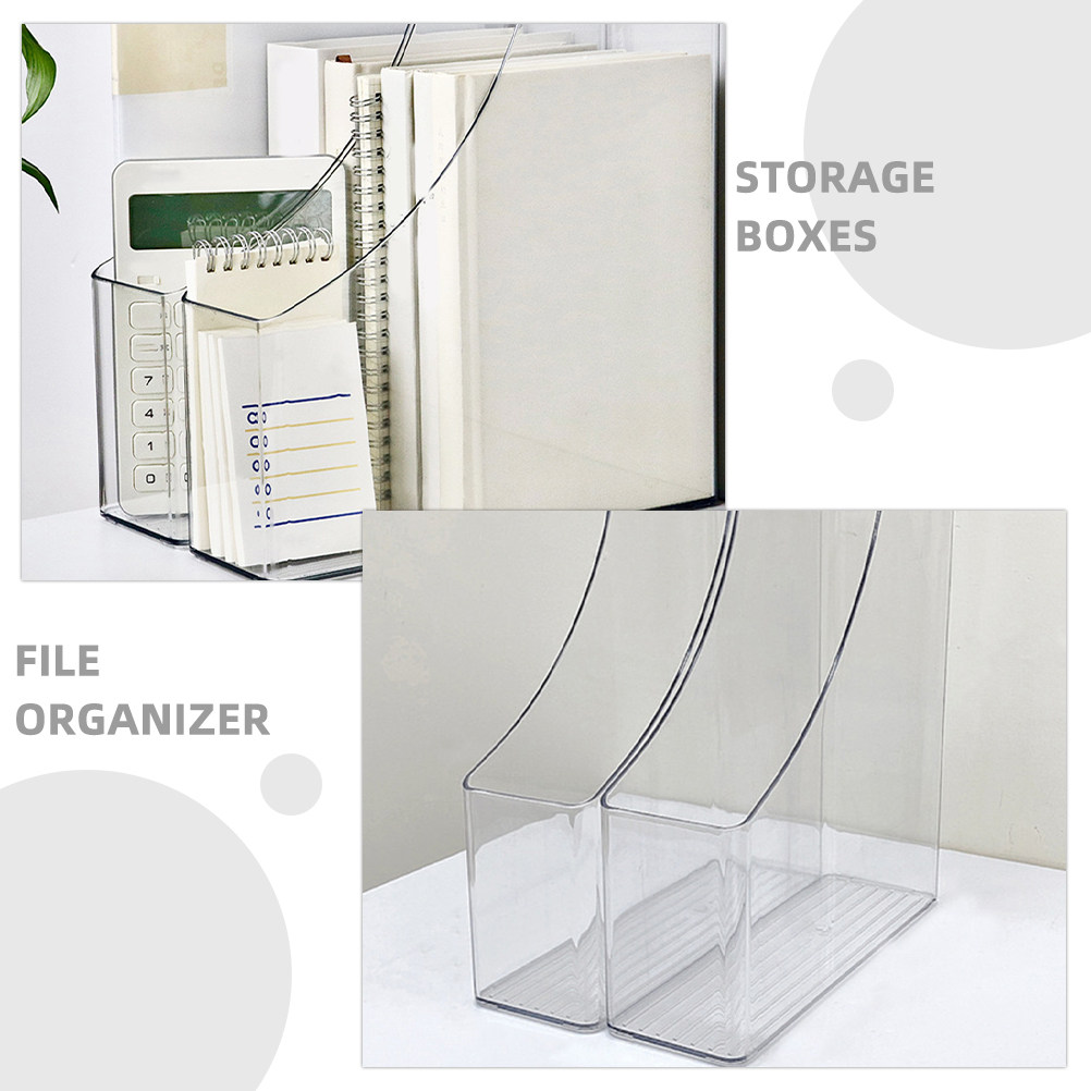 منظم ملفات شفاف من قطعتين، رف  - مراجعة Home Office And Library وسعره
