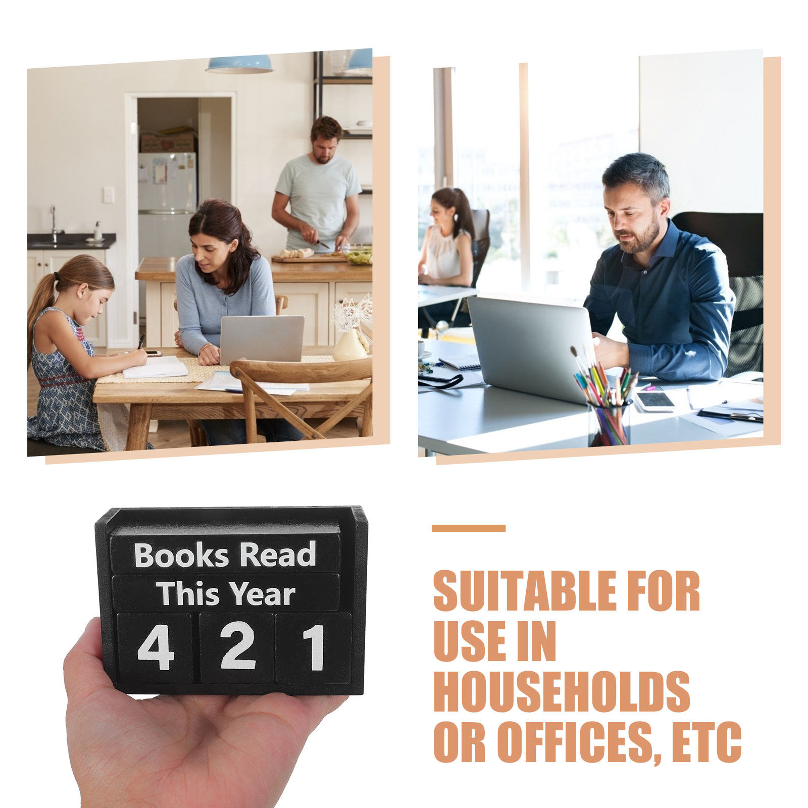 مجموعة واحدة: عداد قراءة الكتب - مراجعة Home Office And Library وسعره
