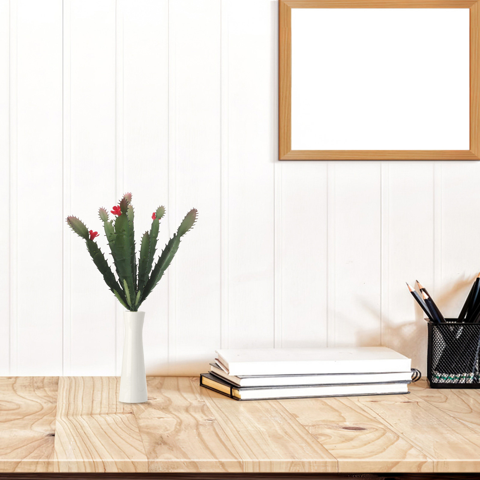 ترتيب زهور صبار اصطناعية صغيرة - مراجعة Plant Desk Mini وسعره