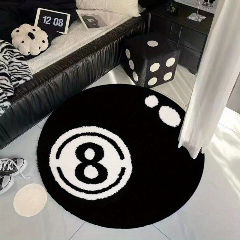 سجادة دائرية ناعمة من الفلانيل - مراجعة Home Office Rug وسعره