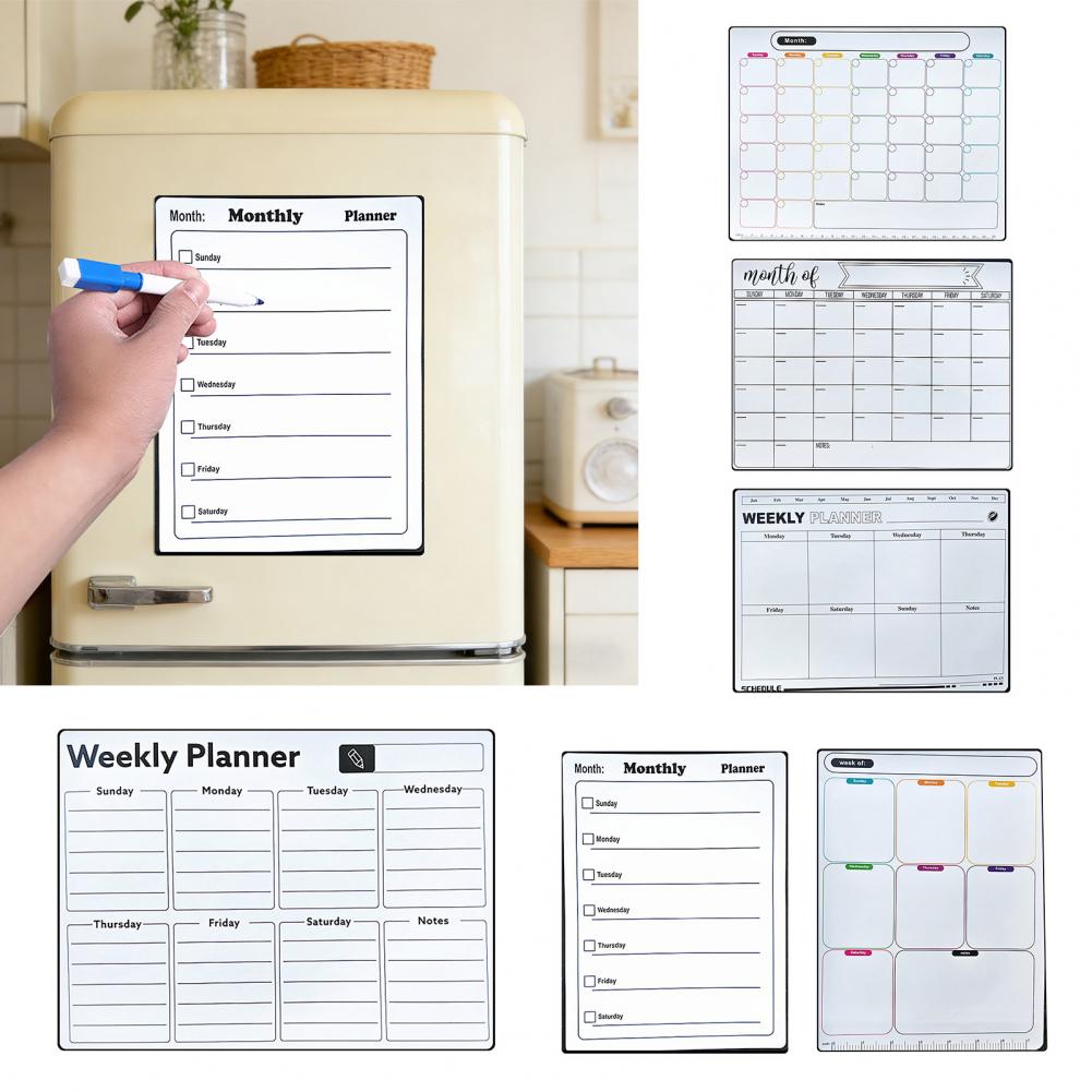لوح مغناطيسي قابل للمسح الجاف  - مراجعة Magnetic Calendar Board وسعره