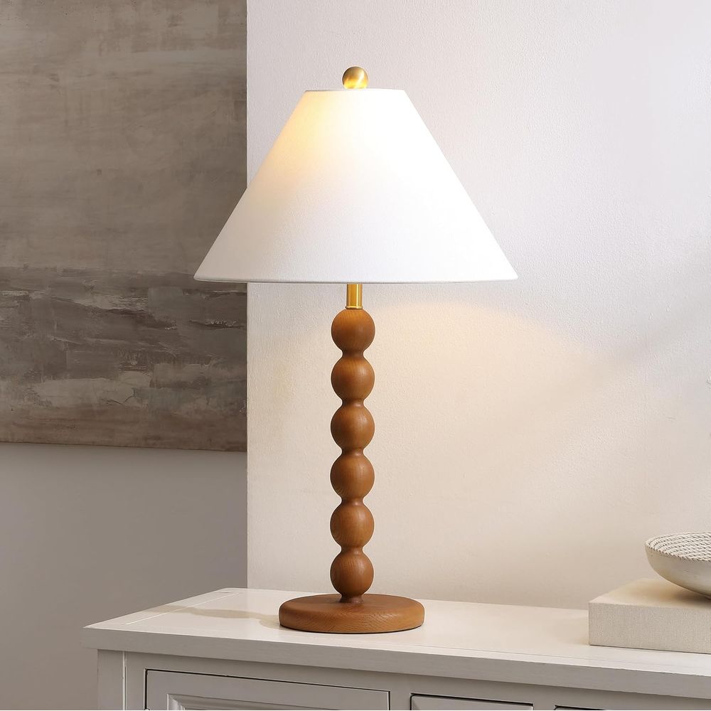 مصباح طاولة من الراتنج البني ا - مراجعة Home Office Lamp وسعره
