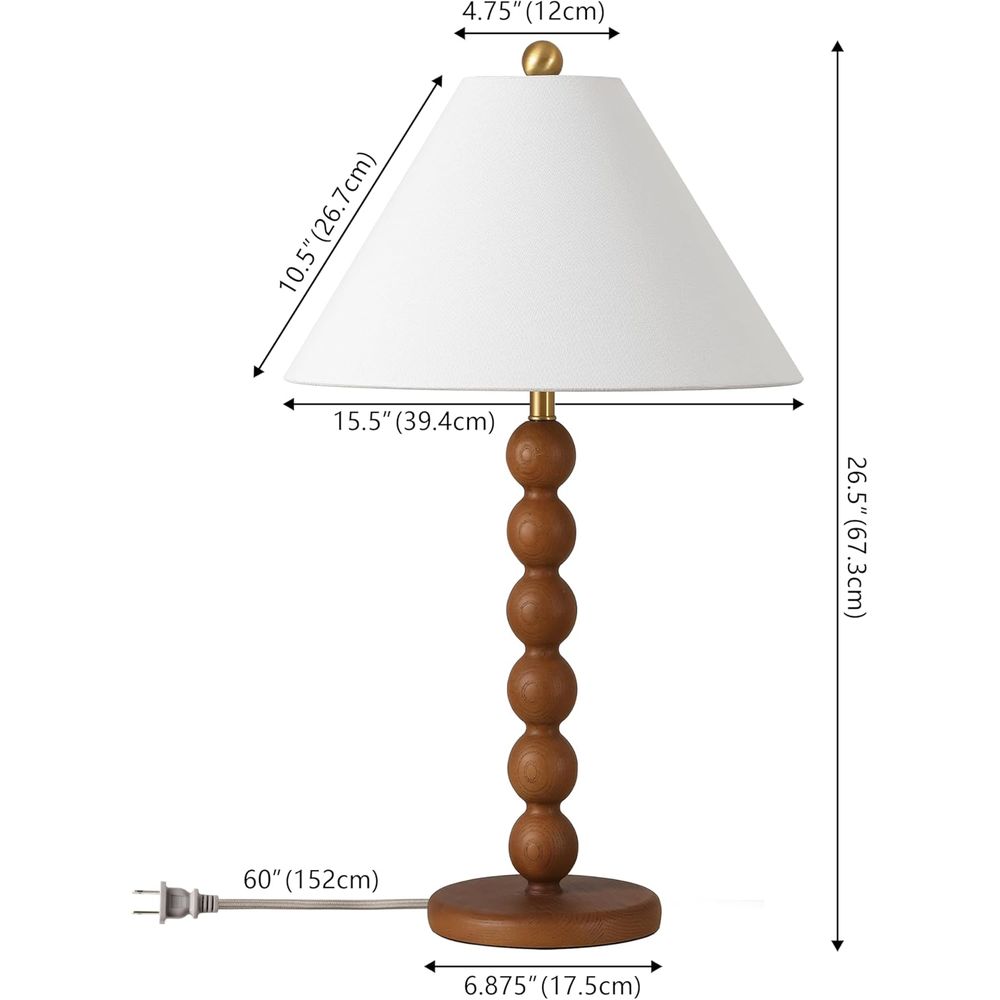 مصباح طاولة من الراتنج البني ا - مراجعة Home Office Lamp وسعره
