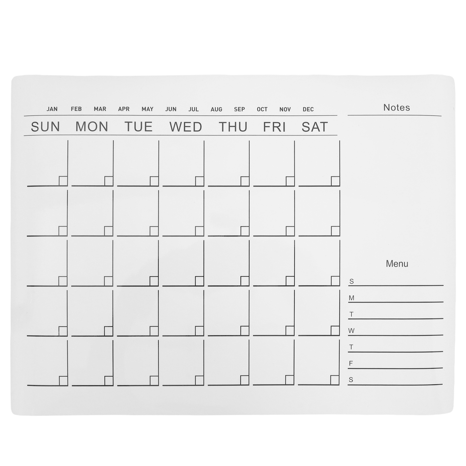 لوح تخطيط شهري قابل لإعادة الا - مراجعة Magnetic Calendar Board وسعره