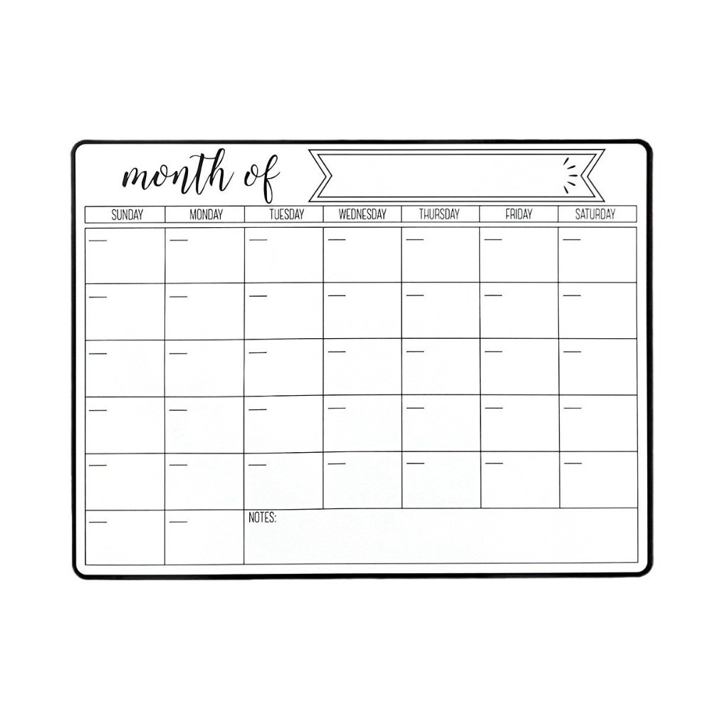 تقويم محمول مغناطيسي جاف للمسح - مراجعة Magnetic Calendar Board وسعره