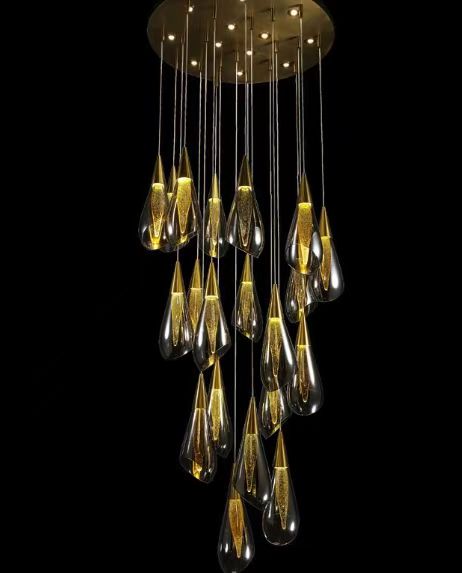 مصباح سقف كريستالي فاخر وعصري، - مراجعة Home Office Lamp وسعره